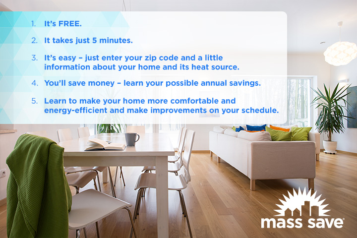 Top Five Reasons to Take Mass Save's Online Home Energy Assessment