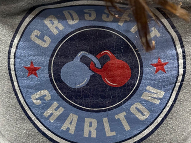 CrossFit Charlton on a T shirt